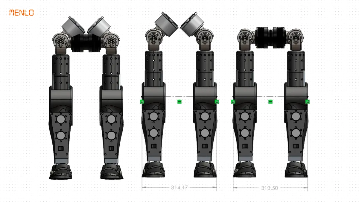 Hip reorientation for improved range of motion