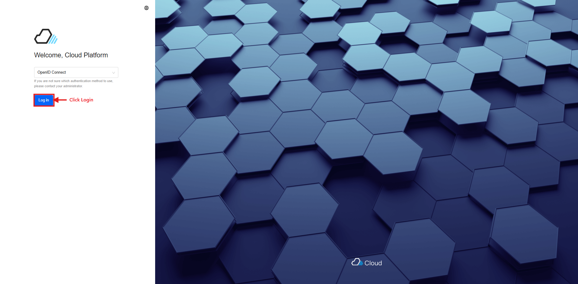 Menlo Cloud Login - Step 2